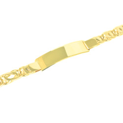 Pulsera nomeolvides italiano oro 18 kts hombre