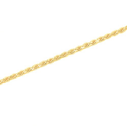 Pulsera oro amarillo 18 kts cordón macizo