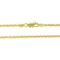 Pulsera oro amarillo 18 kts cordón macizo