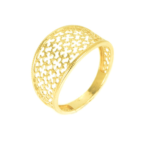 Anillo oro 18 kilates calado