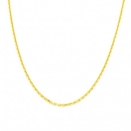 Cadena de oro 18 kts forzada maciza