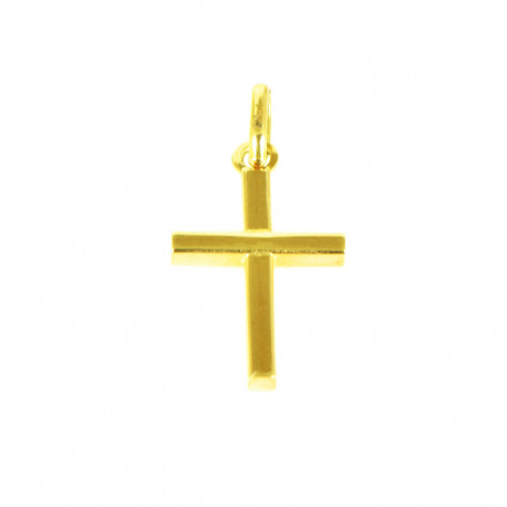 cruz de oro lisa