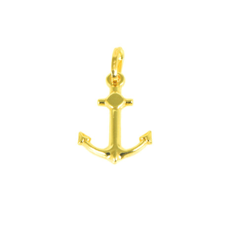 Colgante de oro 18 kts ancla