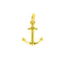 Colgante de oro 18 kts ancla