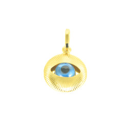 Colgante ojo de Shiba de18 kts