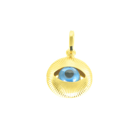Colgante ojo de Shiba de18 kts