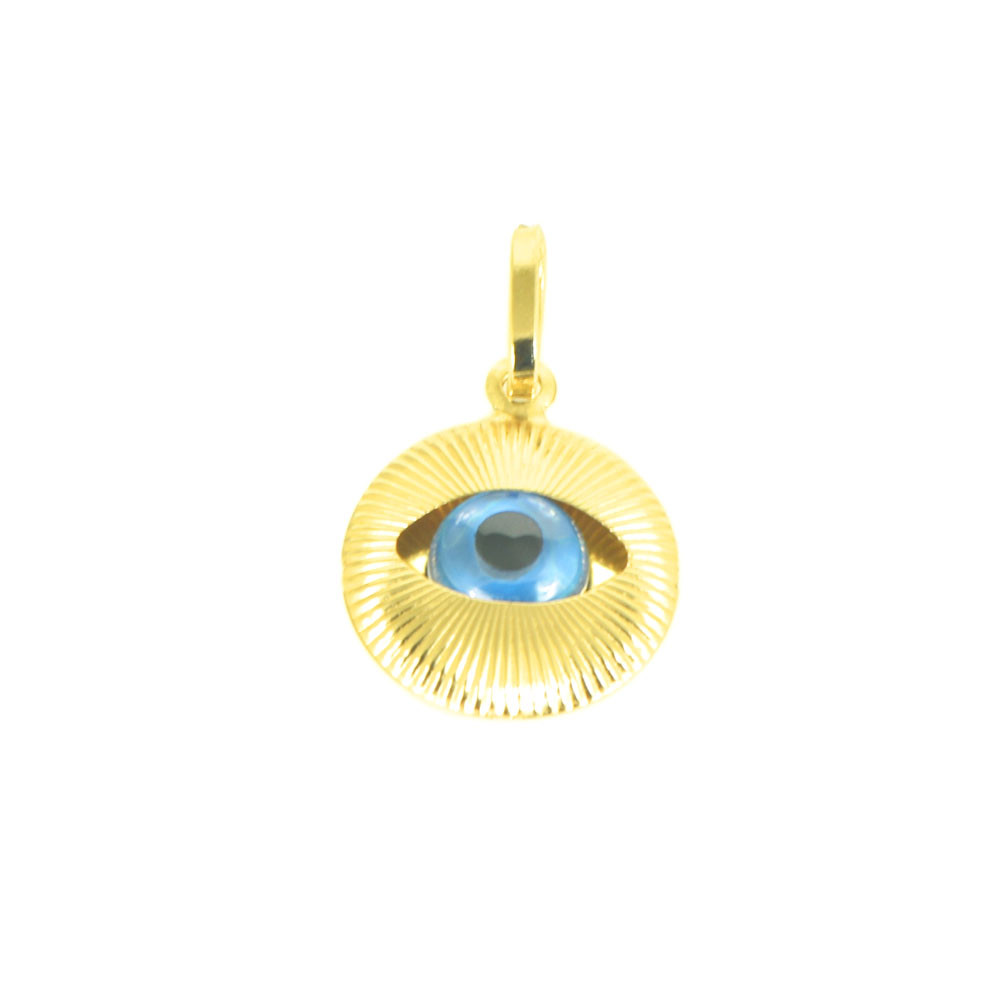 Colgante ojo de Shiba de18 kts