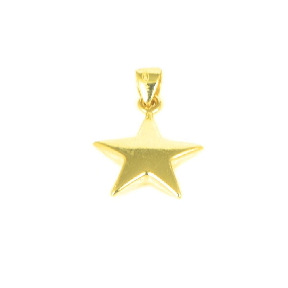 Colgante de oro 18 kts estrella