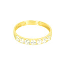 Anillo oro 18 kilates circonitas