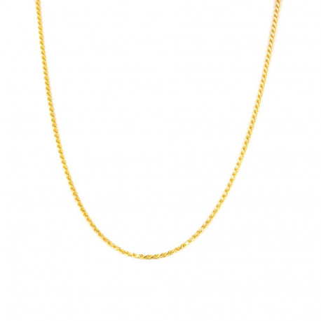 Cordón de oro 18 kts  macizo 1.3 milímetros