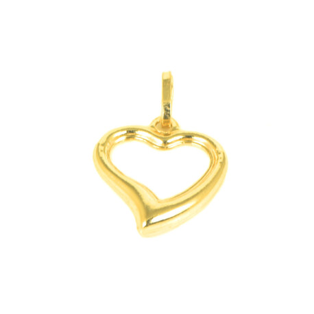 colgante oro 18 kts corazón