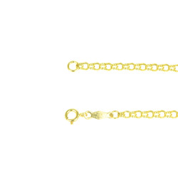 Pulsera para bebé oro 18 kts con motivo oso y reloj