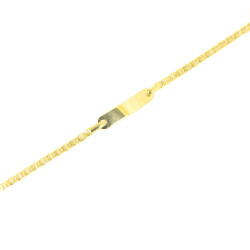 Pulsera para bebé oro 18 kts