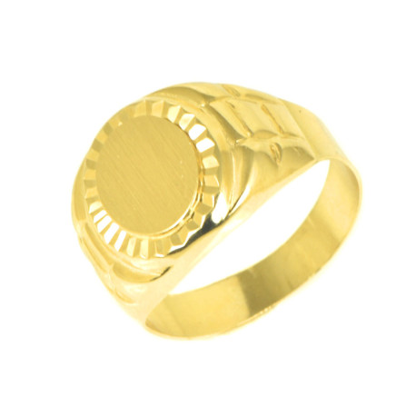 Anillo oro  18 kilates sello