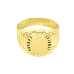 Anillo oro  18 kilates sello