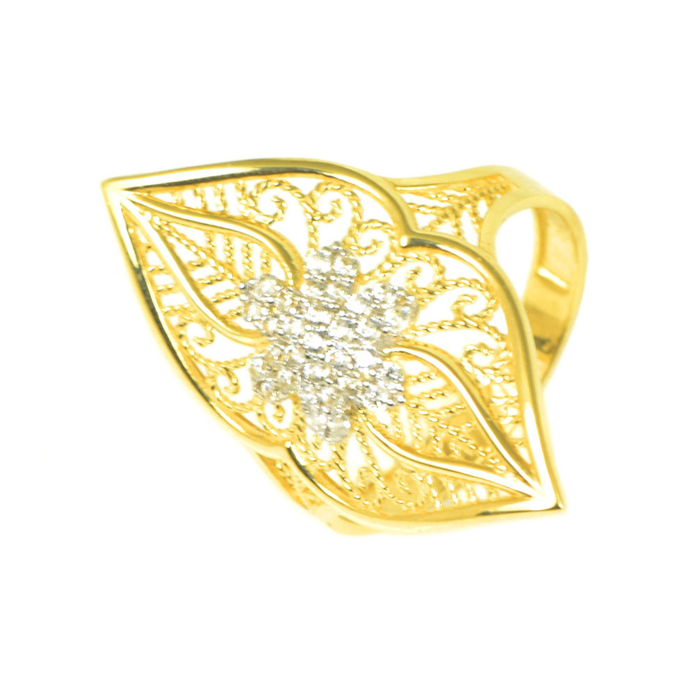 Anillo oro 18 kilates lanzadera