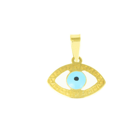 Colgante ojo de Shiba de18 kts