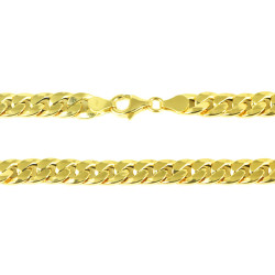 Cadena de oro 18 kts barbada 8mm