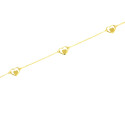 Pulsera oro 18 kts mujer corazones