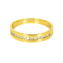 Anillo de diamantes en oro 18 Klts