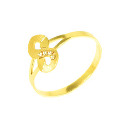 Anillo infinito oro 18 kilates