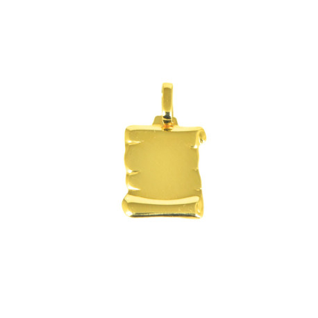 placa oro 18 klts pergamino