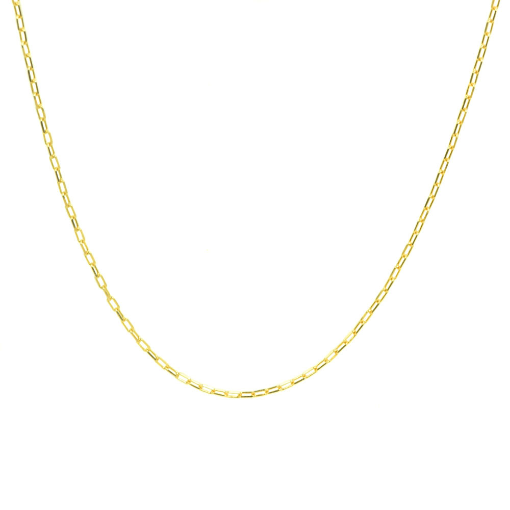 Cadena de oro 18 kts forzada semi maciza