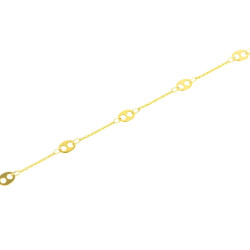 Pulsera oro 18 kts infinitos y calabrotes