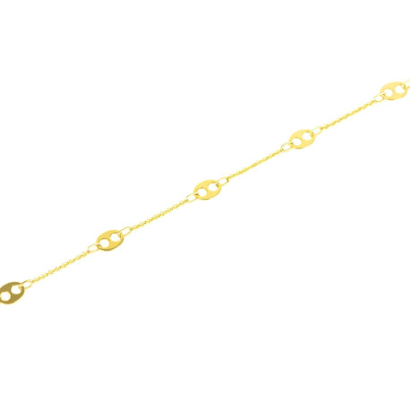 Pulsera oro 18 kts infinitos y calabrotes