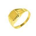 Anillo oro 18 kilates sello