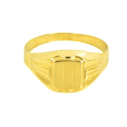 Anillo oro 18 kilates sello