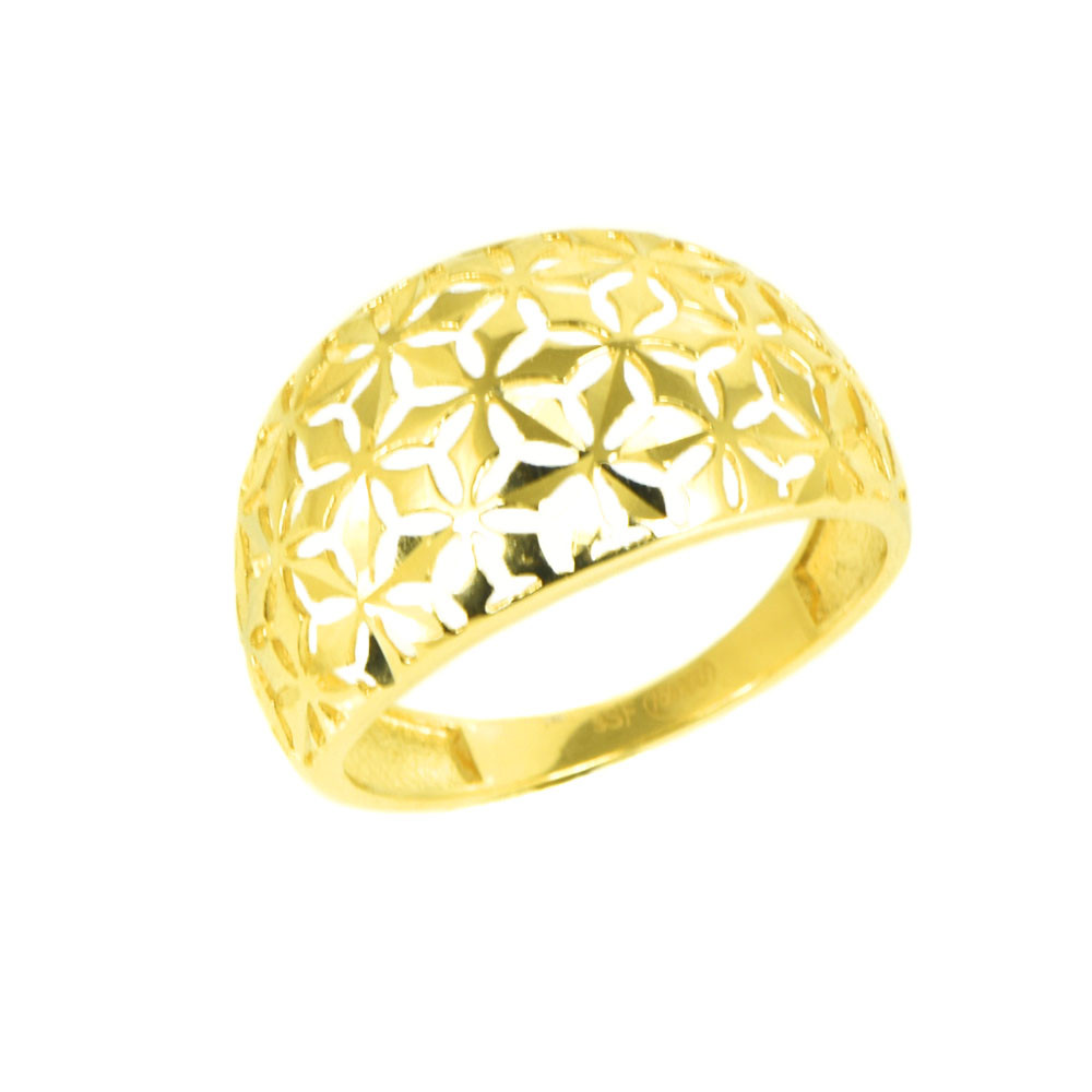 Anillo oro 18 kilates calado