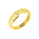 Anillo oro 18 kilates calado