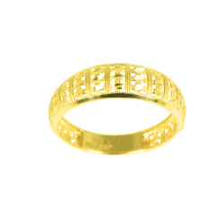 Anillo oro 18 kilates calado