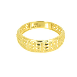 Anillo oro 18 kilates calado