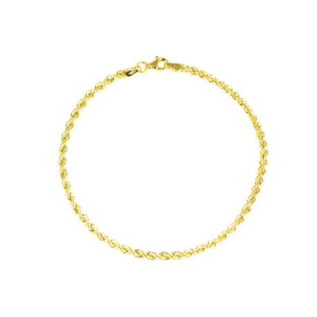 Pulsera oro 18 kts tipo cordón