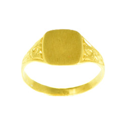 Anillo oro 18 kilates sello