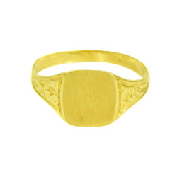 Anillo oro 18 kilates sello