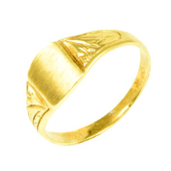 Anillo oro 18 kilates sello