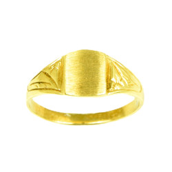 Anillo oro 18 kilates sello