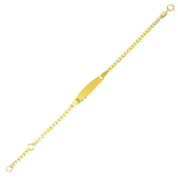 Pulsera para bebé oro 18 kts