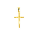 cruz de oro 18 kts cristo